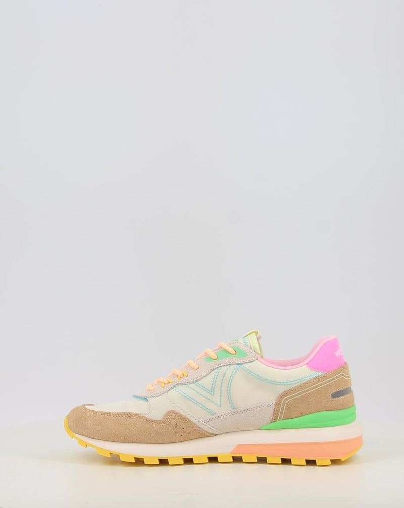 Zapatillas VICTORIA LUNA NYLON & SERRAJE MULTICOLOR 1156114 beig
