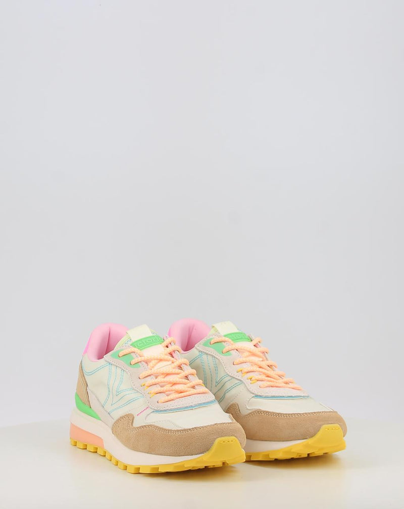 Zapatillas VICTORIA LUNA NYLON & SERRAJE MULTICOLOR 1156114 beig