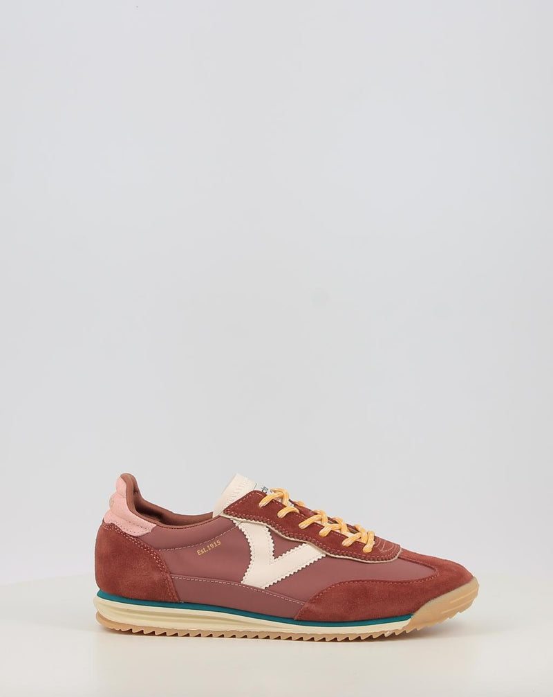 Zapatillas VICTORIA SATURNO NYLON & SERRAJE 1158110 marrón
