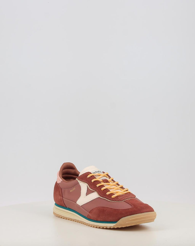 Zapatillas VICTORIA SATURNO NYLON & SERRAJE 1158110 marrón