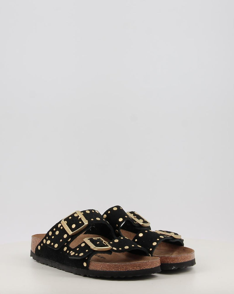 Sandalias BIRKENSTOCK ARIZONA RIVET LEVE negro