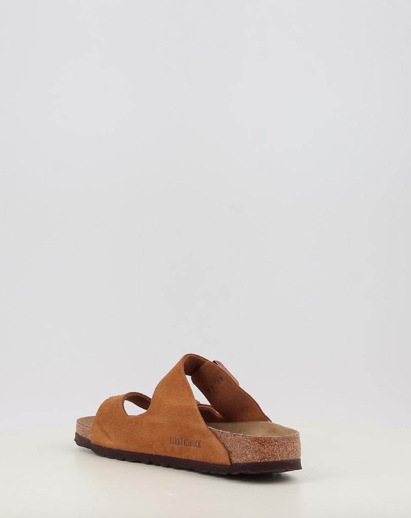 Sandalias BIRKENSTOCK Arizona SFB LEVE Mink cuero