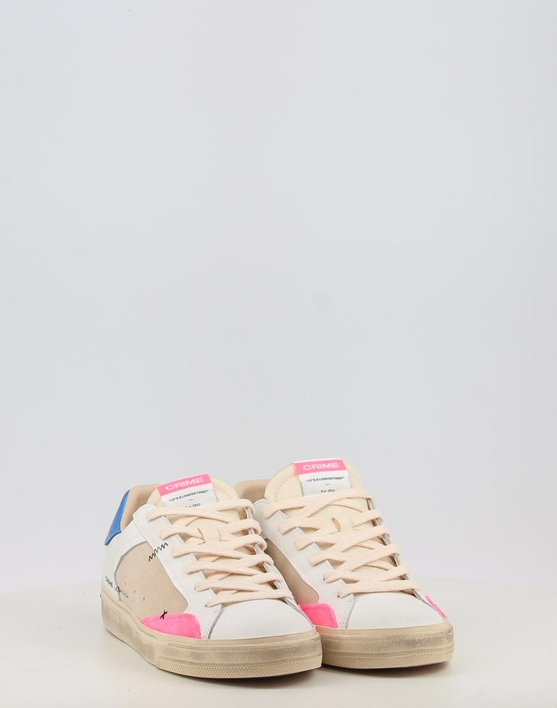 Zapatillas CRIME LONDON DISTRESSED beig