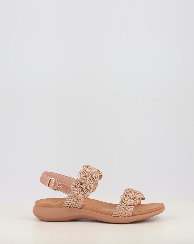 Sandalias EXE BZX47962-HAR3 platino