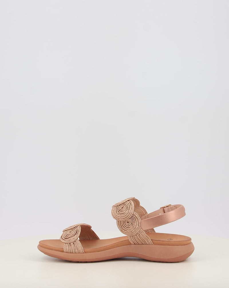 Sandalias EXE BZX47962-HAR3 platino