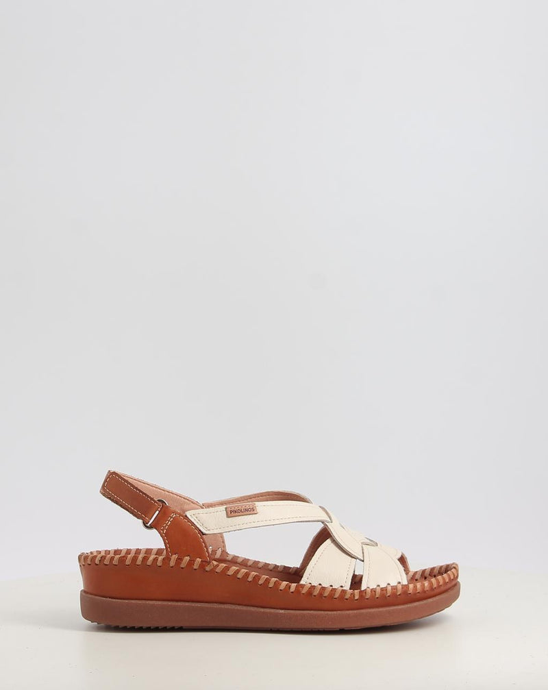 Sandalias PIKOLINOS CADAQUES W8K-1839C2 crema
