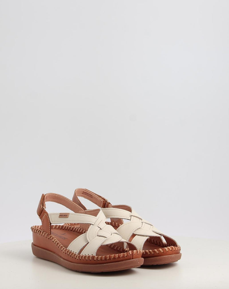 Sandalias PIKOLINOS CADAQUES W8K-1839C2 crema