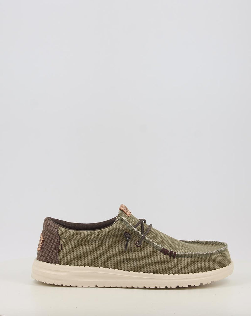 Nauticos HEY DUDE WALLY BRAIDED verde