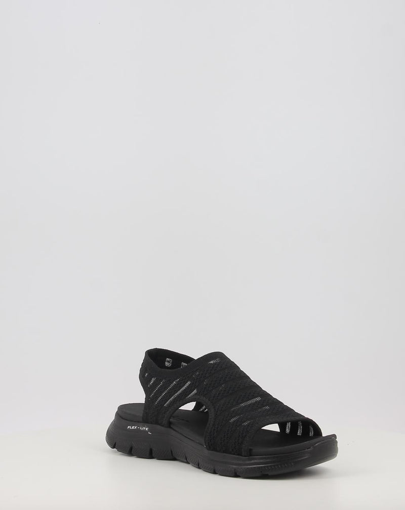 Sandalias SKECHERS FLEX APPEAL 4.0 - BOLDEST 119479 negro