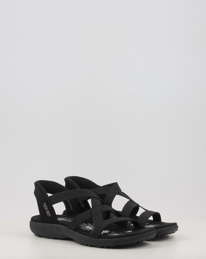Sandalias SKECHERS SLIP-INS: REGGAE SLIM - STRETCH 163460 negro