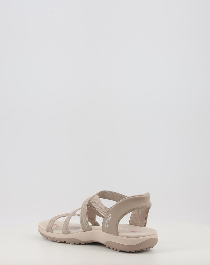 Sandalias SKECHERS SLIP-INS: REGGAE SLIM - STRETCH 163460 taupe