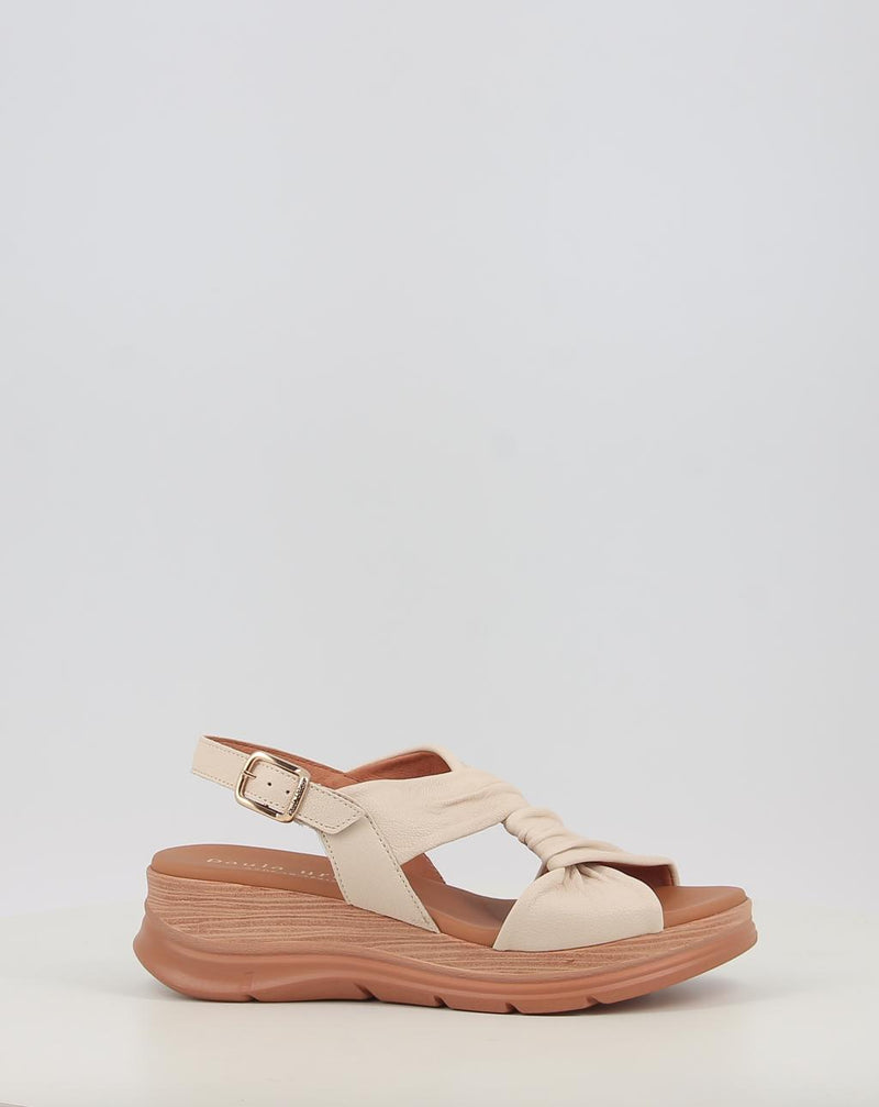 Sandalias PAULA URBAN 24-776 crema