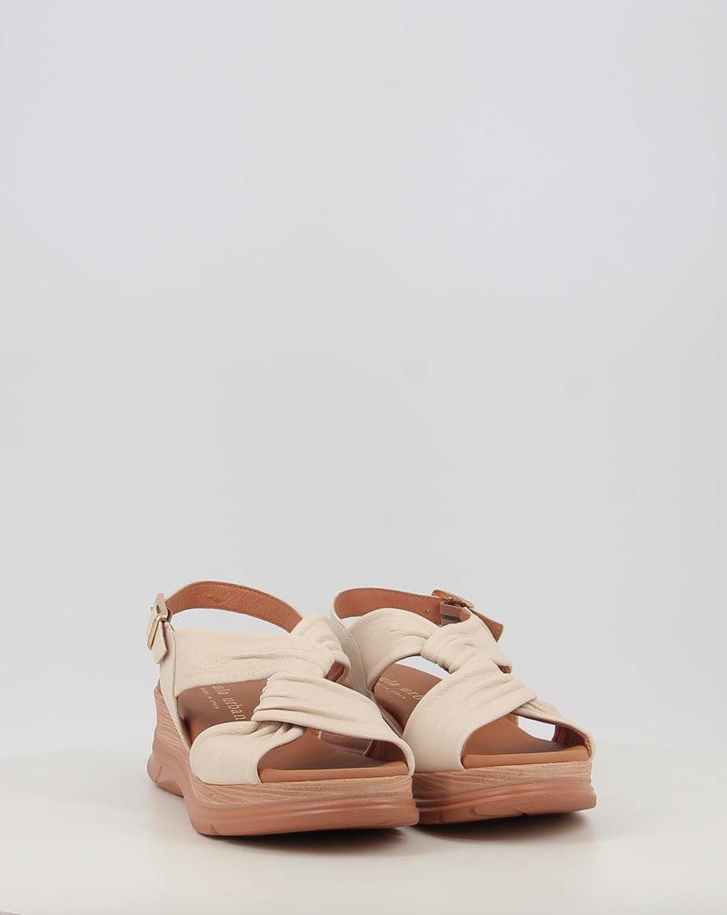Sandalias PAULA URBAN 24-776 crema