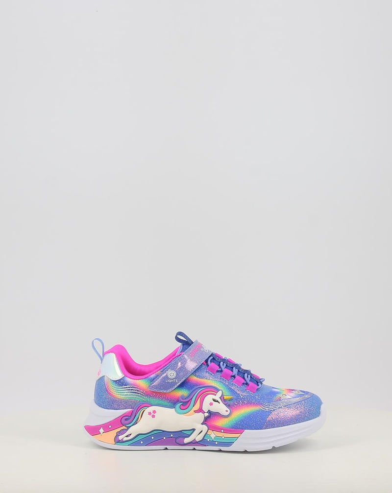Zapatillas SKECHERS S-LIGHTS UNICORN CHASER 302298N-L azul