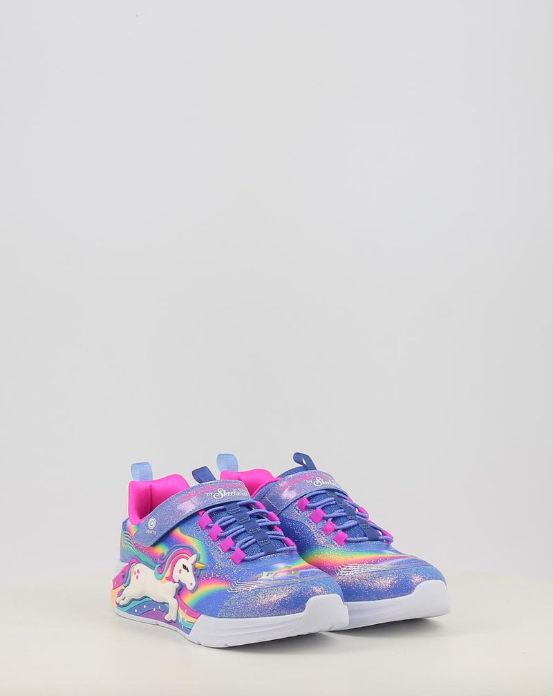 Zapatillas SKECHERS S-LIGHTS UNICORN CHASER 302298N-L azul