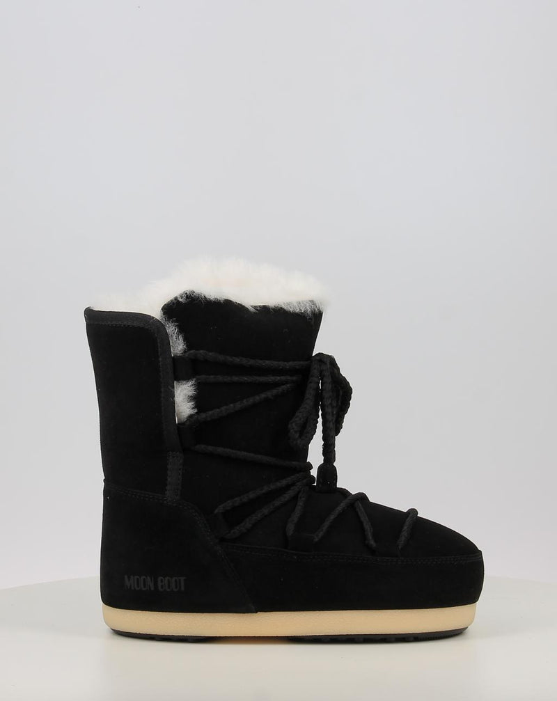 Botas MOON BOOT MB EVX BOOT SUEDE / SHEARLING negro