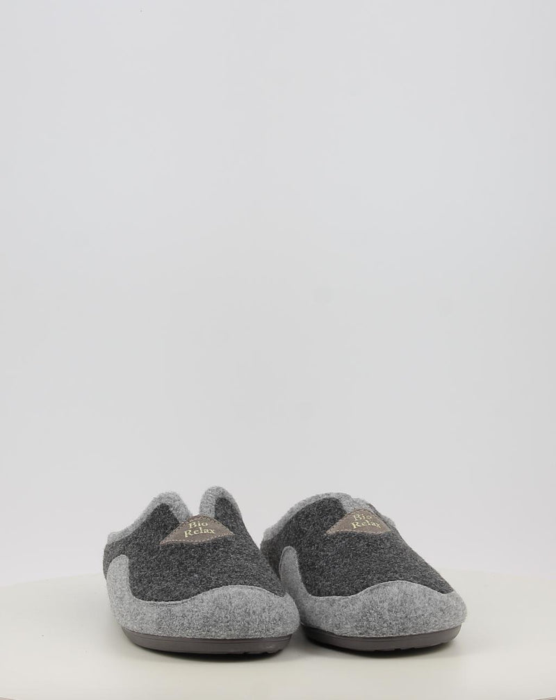 Zapatillas de Casa BIO RELAX FANCYWOOL 13660 gris