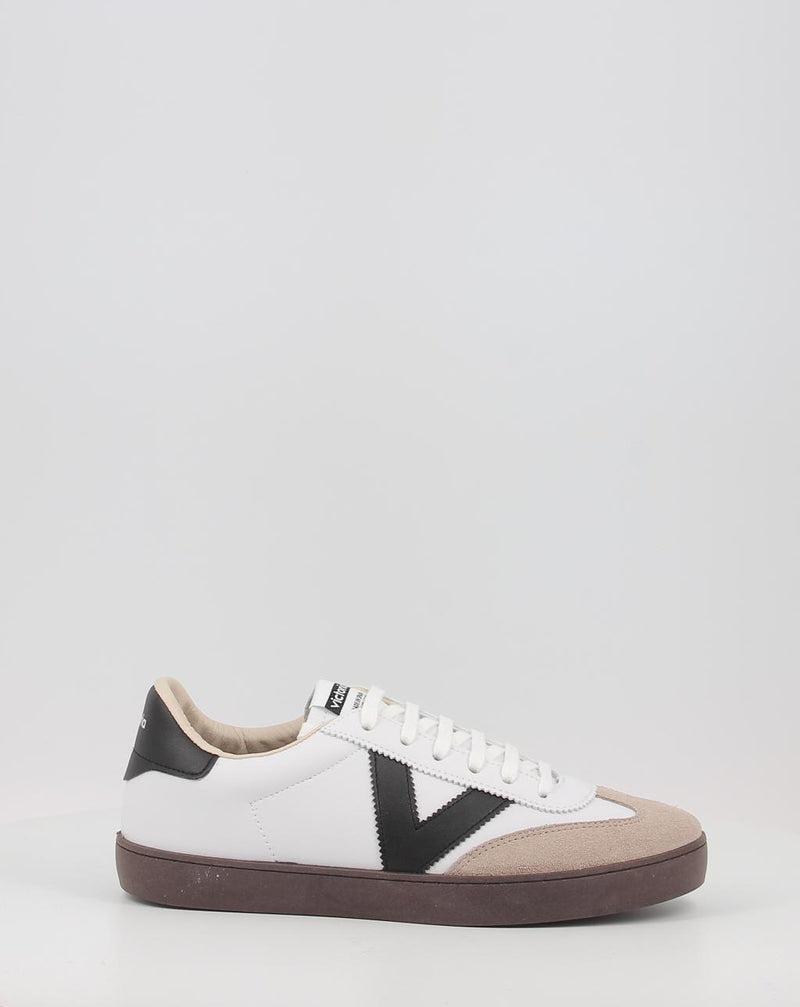 Zapatillas VICTORIA BERLIN CICLISTA EFECTO PIEL & SERRAJE blanco