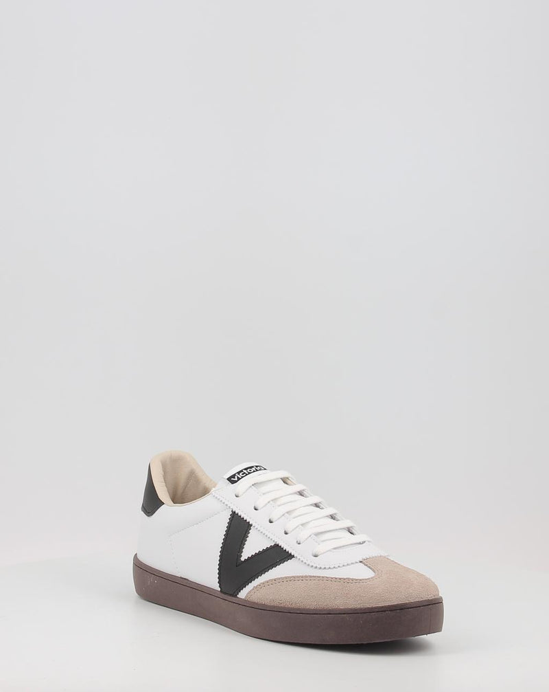 Zapatillas VICTORIA BERLIN CICLISTA EFECTO PIEL & SERRAJE blanco