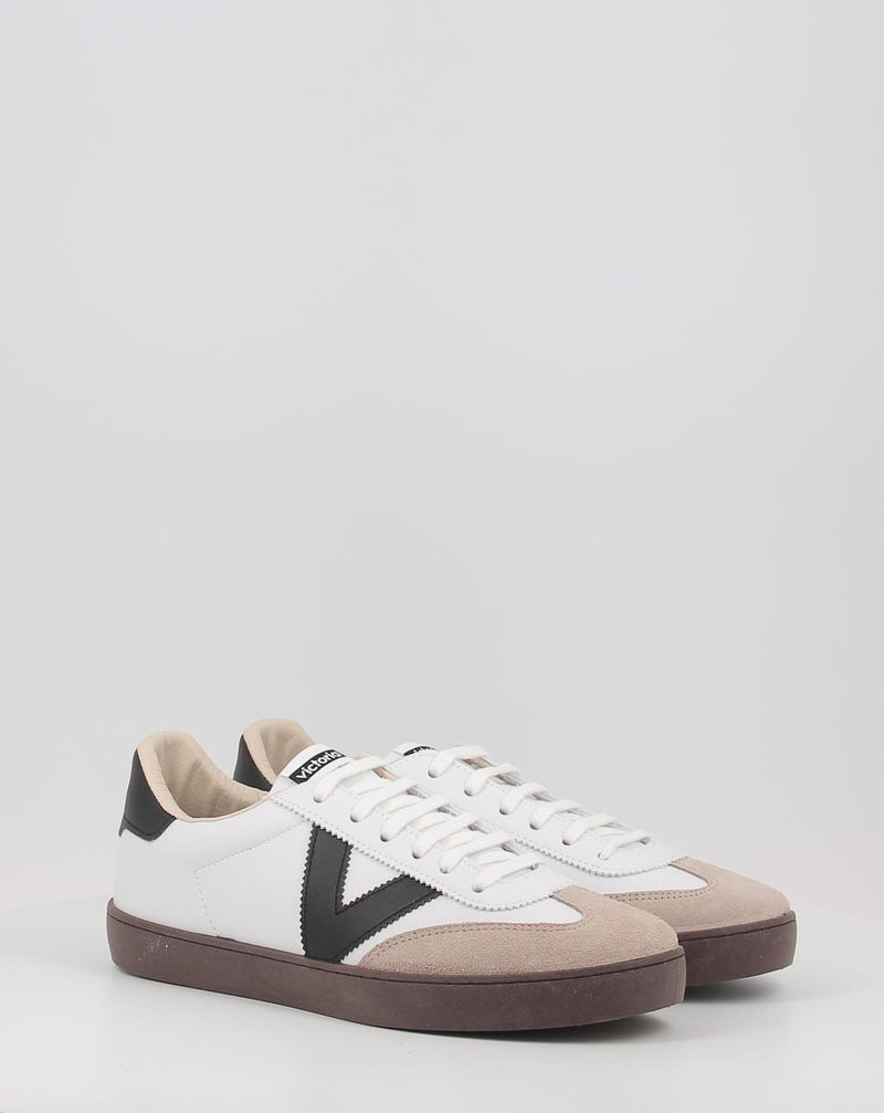 Zapatillas VICTORIA BERLIN CICLISTA EFECTO PIEL & SERRAJE blanco