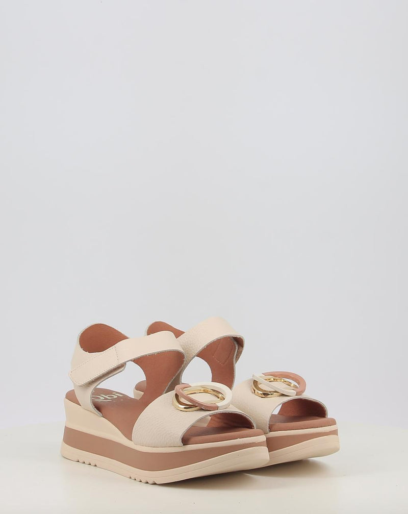 Sandalias OBI SHOES 5764 crema