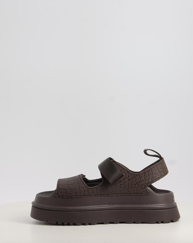 Sandalias UGG GOLDENGLOW EMBOSSED marrón