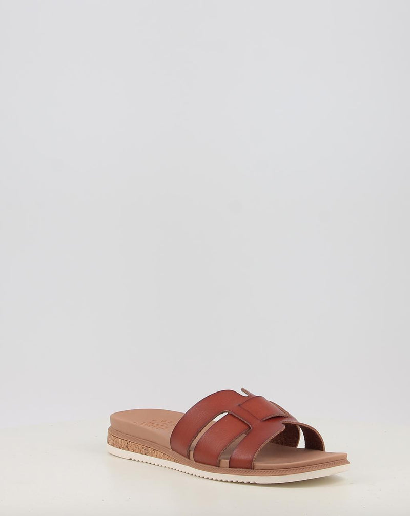 Sandalias SKECHERS BOBS DESERT KISS LOW - PEAK LOOK 114707 cuero