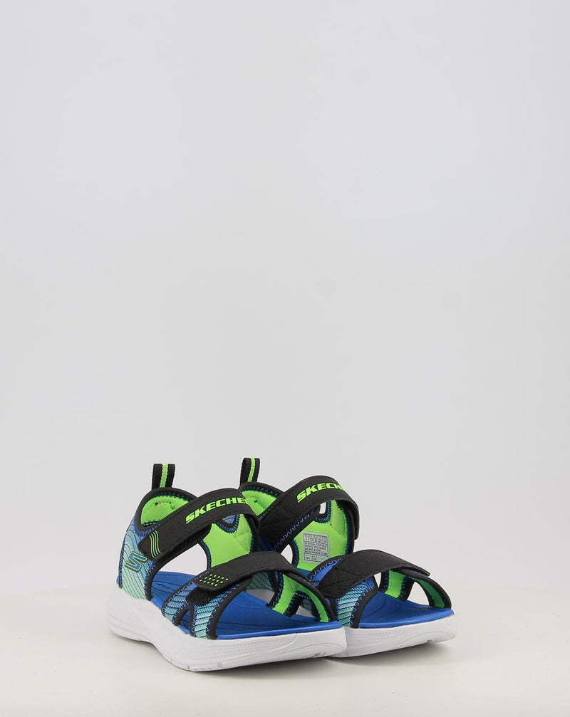 Sandalias SKECHERS MICROSPEC-SPLASH azul