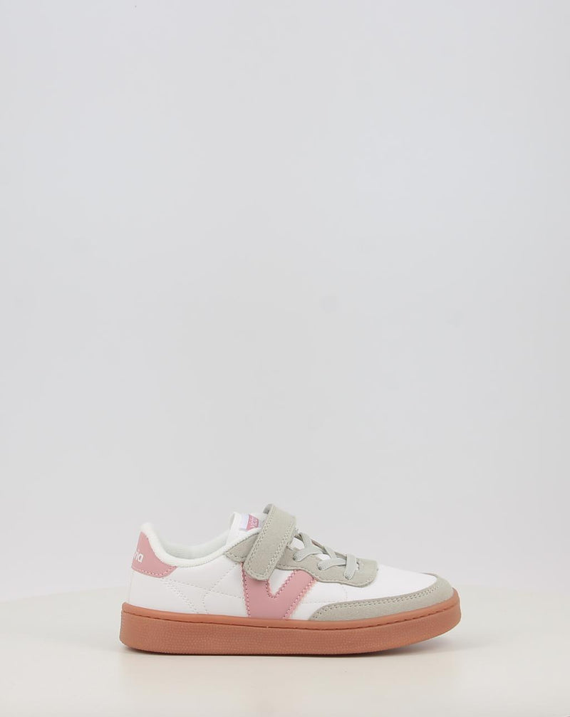 Zapatillas VICTORIA OSLO EFECTO PIEL & COLOR 1256102 blanco