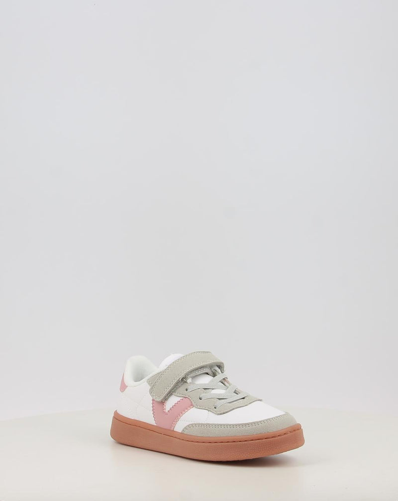 Zapatillas VICTORIA OSLO EFECTO PIEL & COLOR 1256102 blanco
