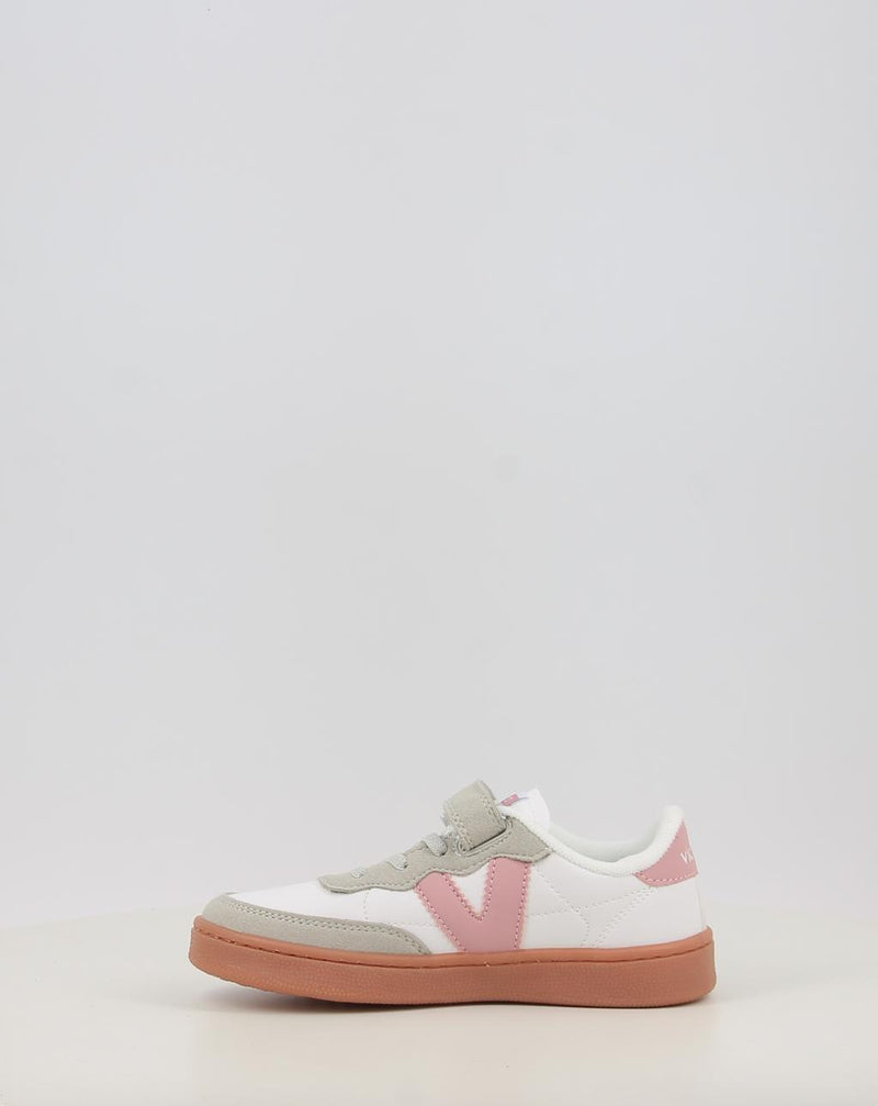 Zapatillas VICTORIA OSLO EFECTO PIEL & COLOR 1256102 blanco