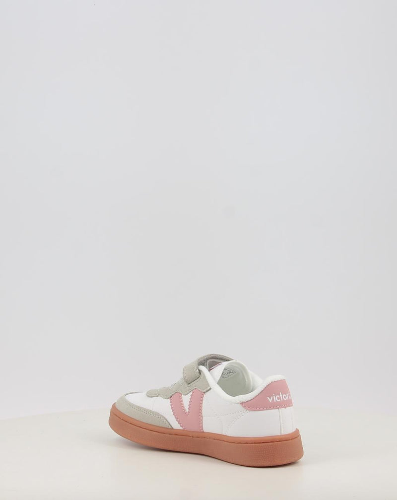 Zapatillas VICTORIA OSLO EFECTO PIEL & COLOR 1256102 blanco