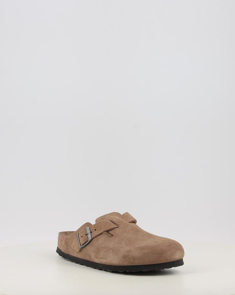 Zuecos BIRKENSTOCK BOSTON  SFB LEVE DARK TEA TONAL FB cuero